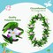 6 Pieces Hawaiian Leis Necklace Bulk Garlands Tropical Artificial Flowers Leaf Leis Luau Party Decorations for Beach Themed Party Supplies